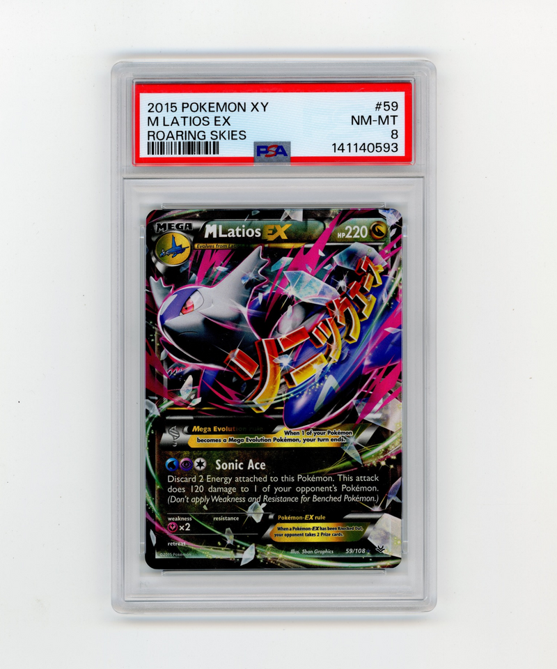 PSA 9 Mint  M Latios EX 59/108 XY Roaring Skies