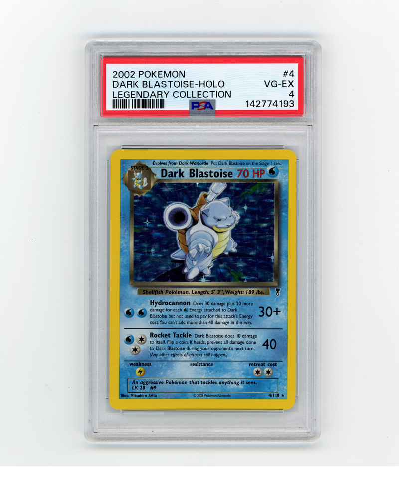 PSA 4 Dark Blastoise Holo Legendary Collection #4/110