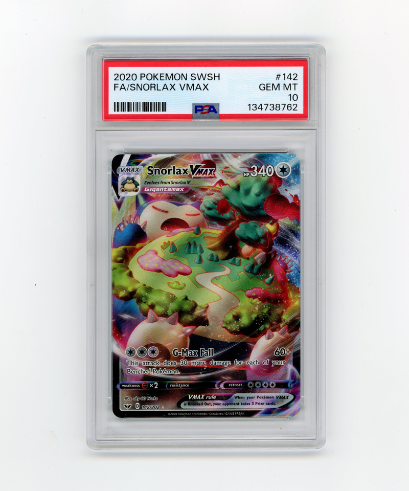 PSA 10 Snorlax 142/202 Illustration Rare
