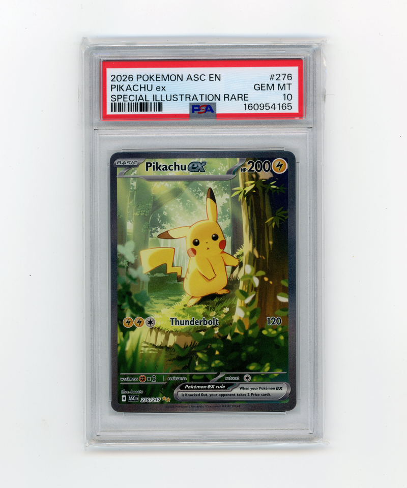 PSA 10 Pikachu ex 276/217 Special Illustration Rare Ascended Heroes