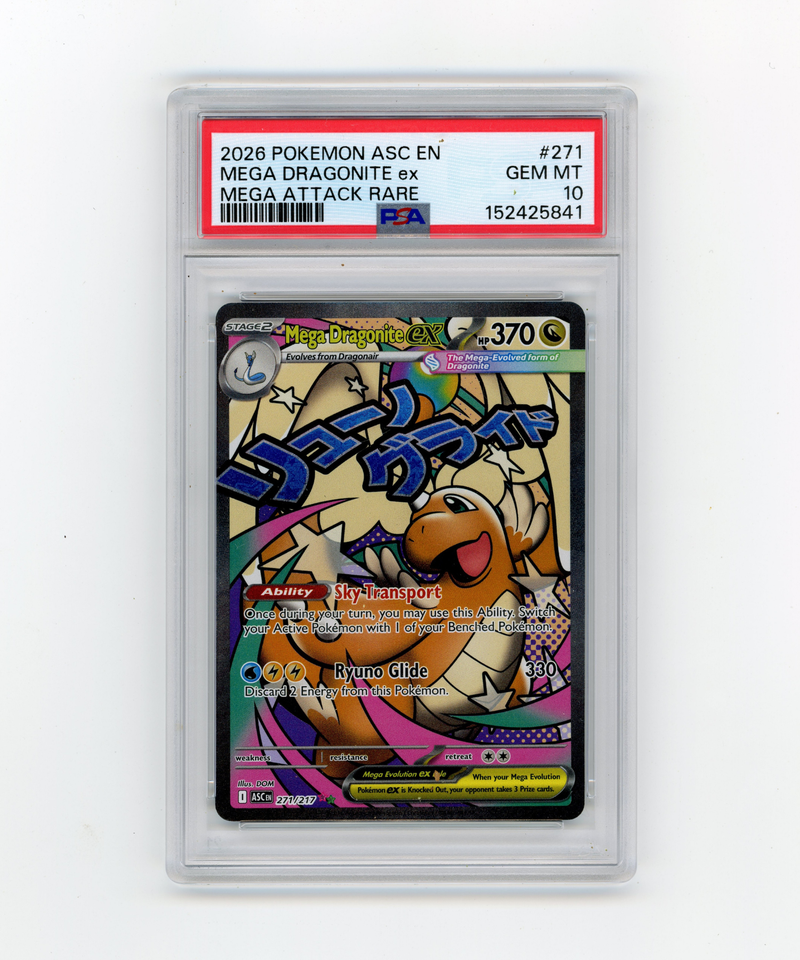PSA 10 Mega Dragonite ex 271/217 Special Illustration Rare Ascended Heroes
