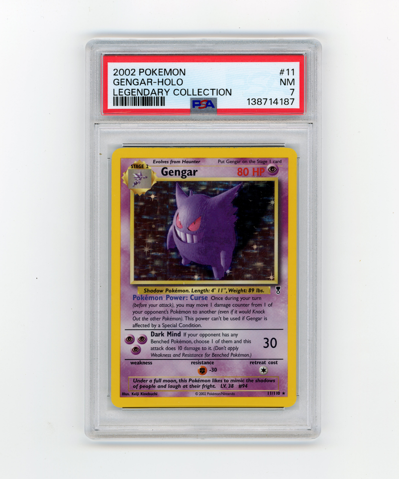 PSA 7 Gengar Holo Legendary Collection 11/110