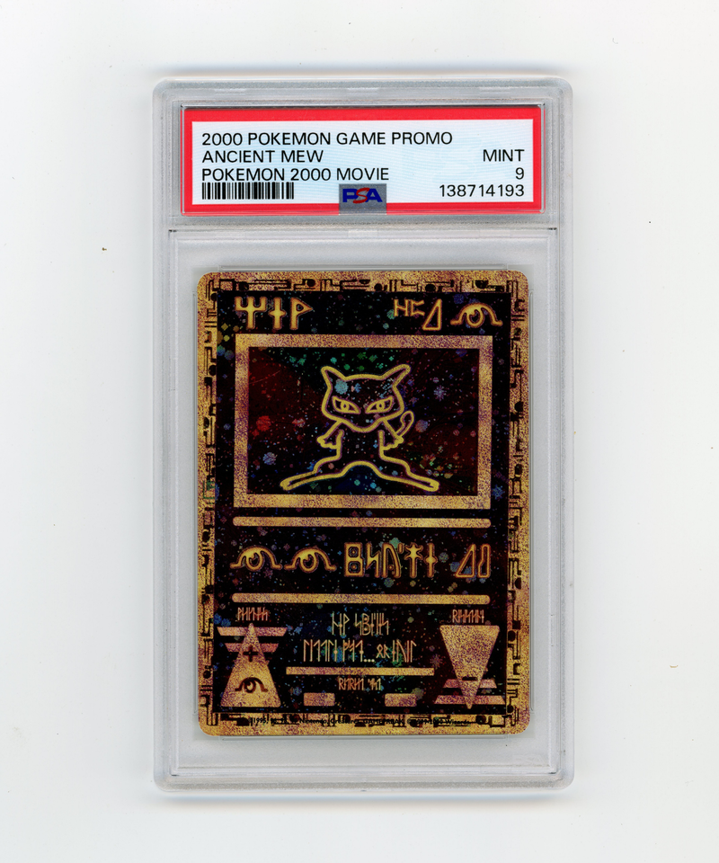 PSA 9 Ancient Mew Promo Pokémon Card 2000 Movie