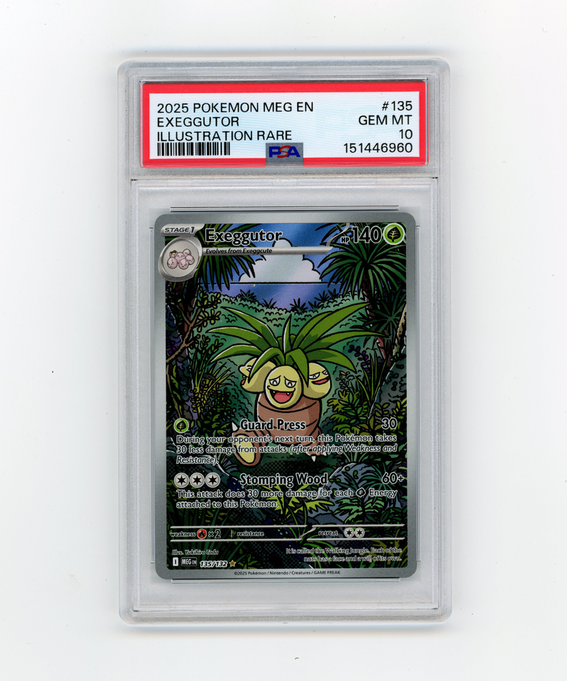 PSA 10 Exeggutor 135/132 Secret Rare Mega Evolution