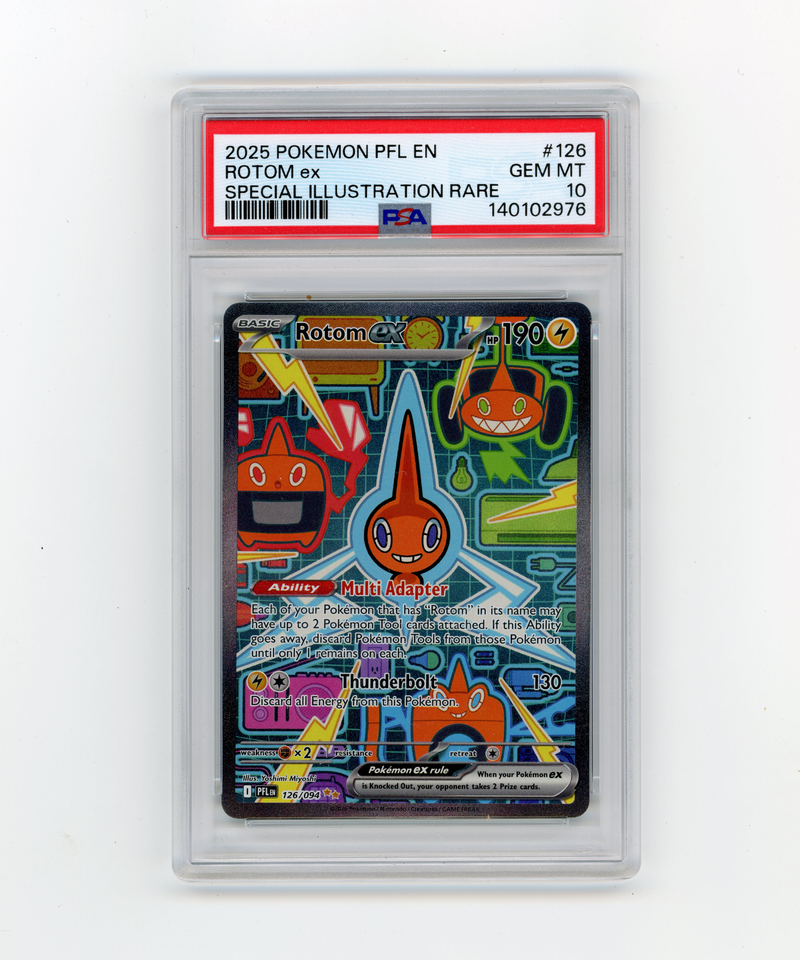 PSA 10 Gem Mint Rotom ex 126/094 Full Art | Phantasmal Flames |