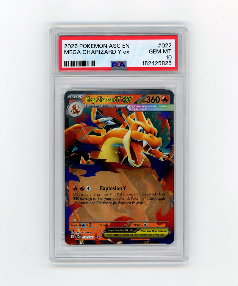 PSA 10 Mega Charizard Y ex 022/217 Special Illustration Rare Ascended Heroes