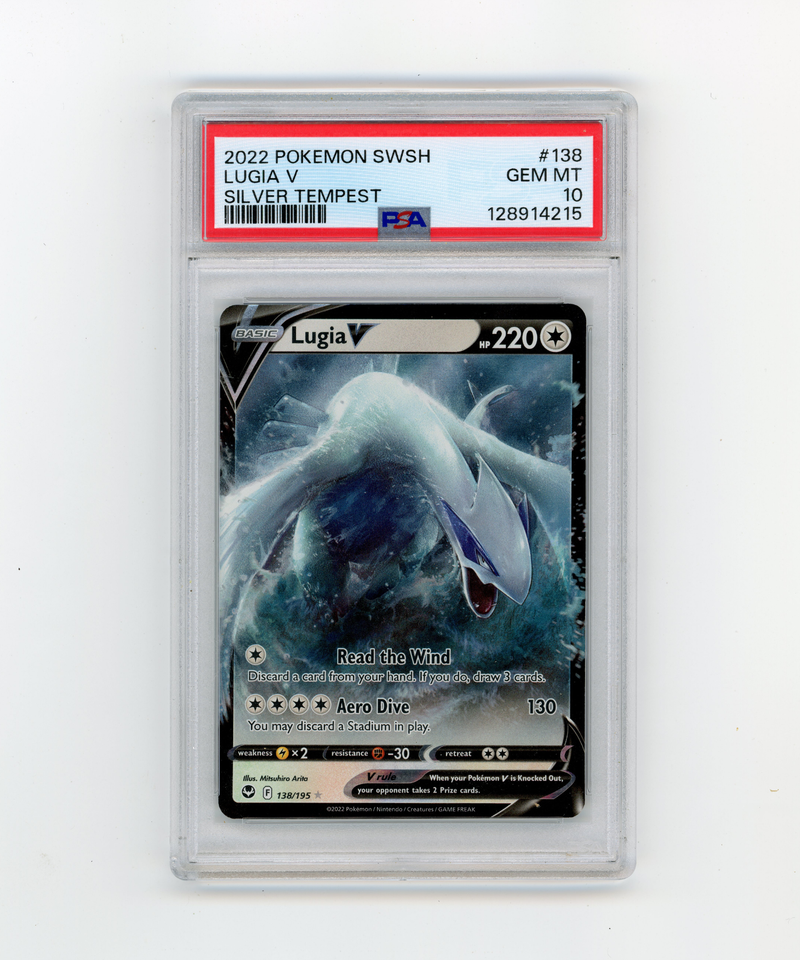 PSA 10 Lugia V 138/195 Silver Tempest