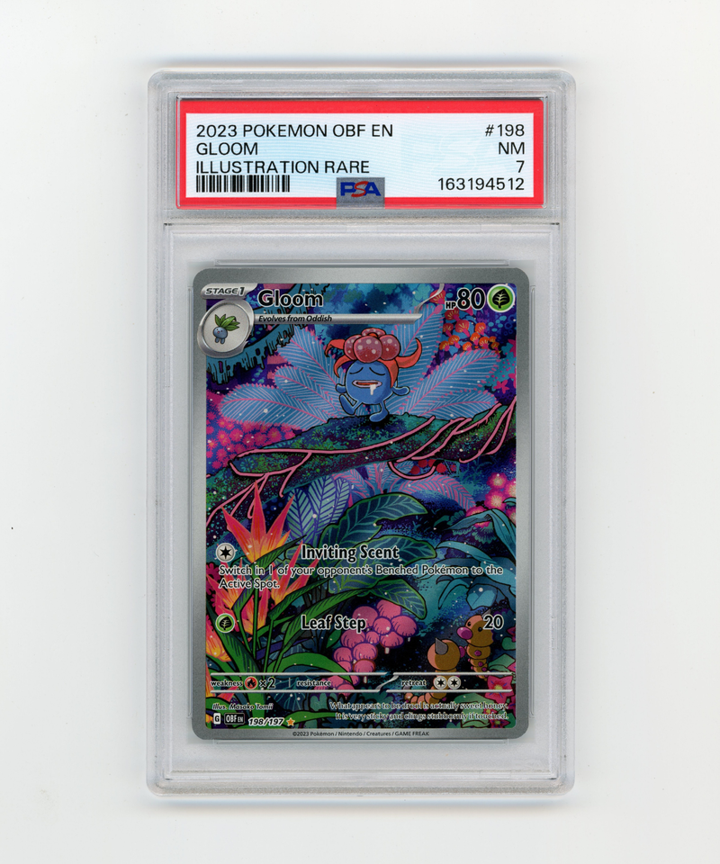 PSA 7 Gloom 198/197 – Obsidian Flames