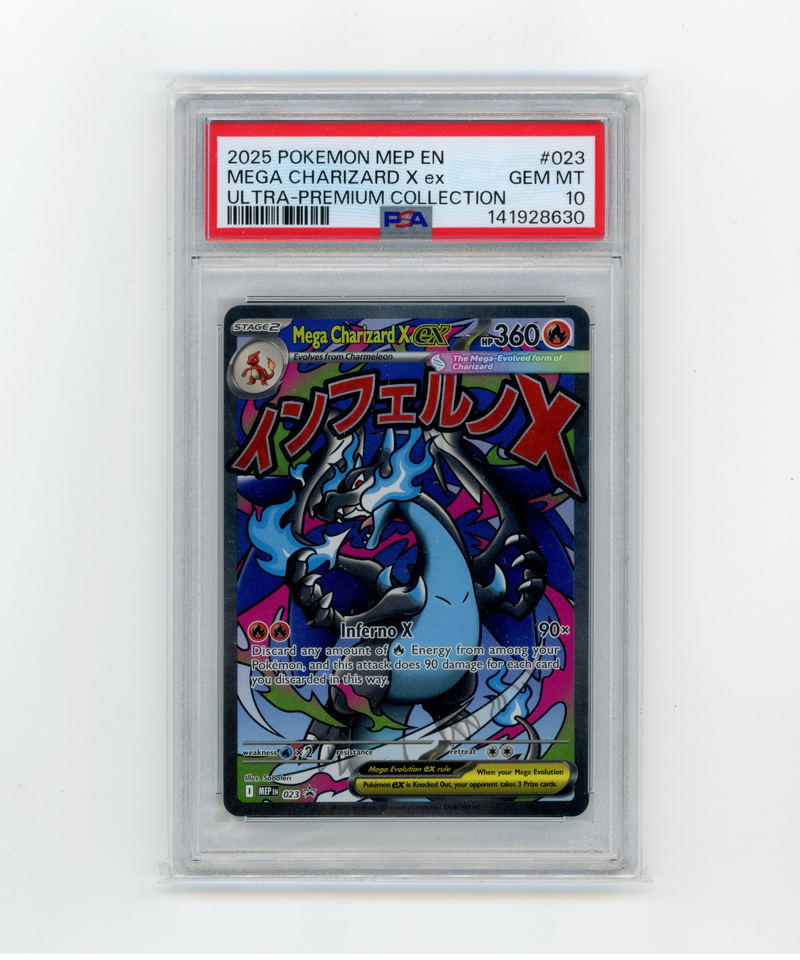 PSA 10 Mega Charizard X ex #023 UPC Promo