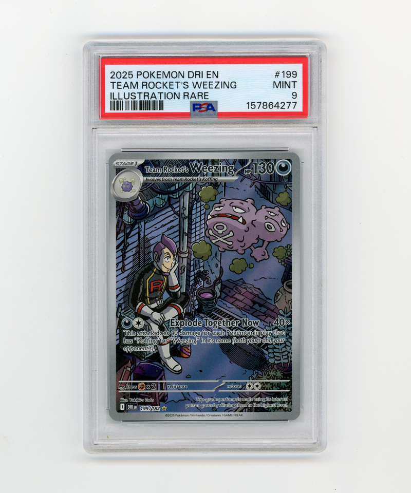 PSA 9 Team Rocket's Weezing 199/182 – Destined Rivals