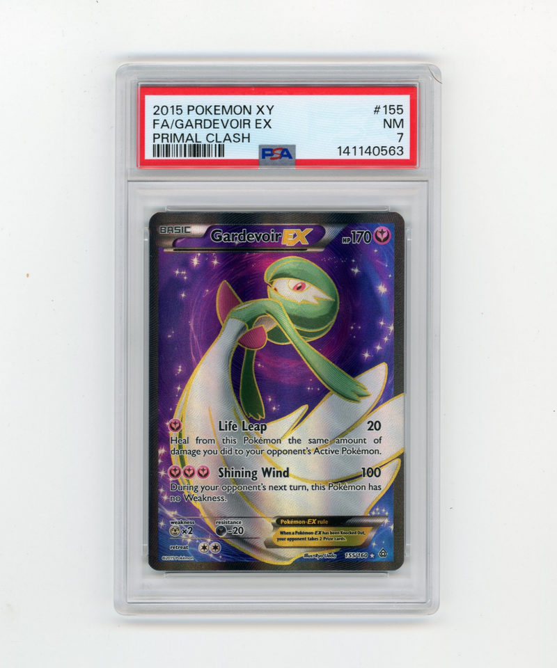 PSA 7 Gardevoir EX 155/160 Full Art XY Primal Clash Pokemon Card Ultra Rare