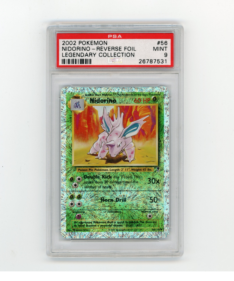PSA 9 Nidorino Legendary Collection Reverse Holo Pokemon Card 73/110