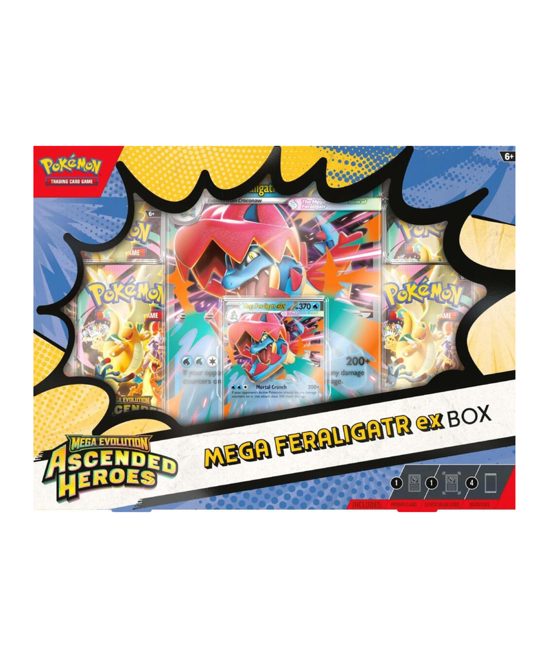 Ascended Heroes Mega Feraligatr ex Box