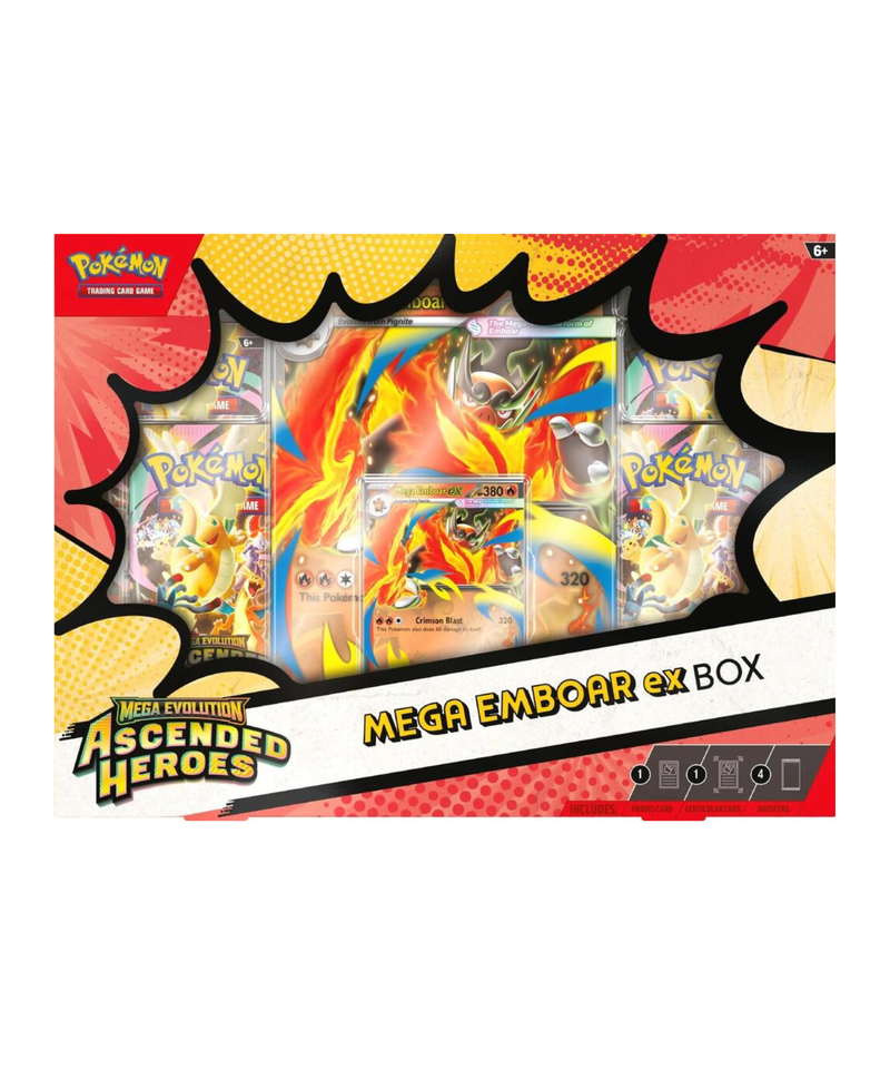 Ascended Heroes Mega Emboar ex Box