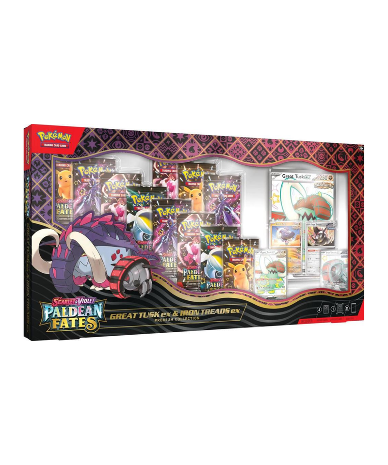 Pokémon TCG: Paldean Fates Great Tusk ex & Iron Treads ex Premium Collection
