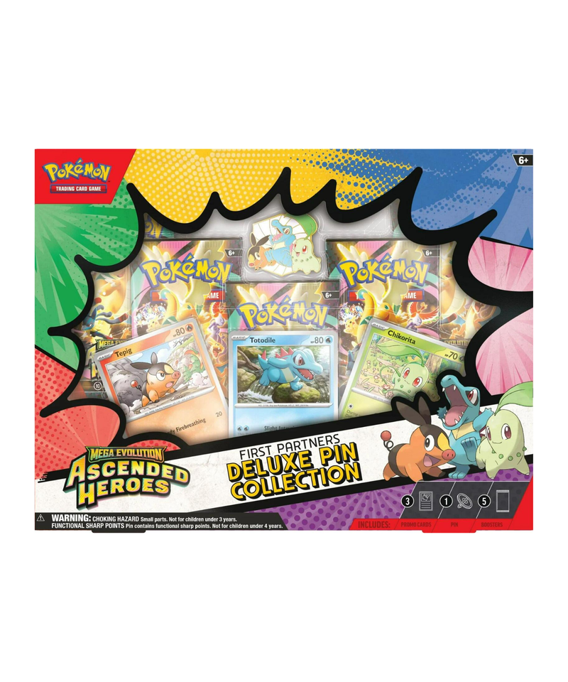 Ascended Heroes First Partners Deluxe Pin Collection  Sealed