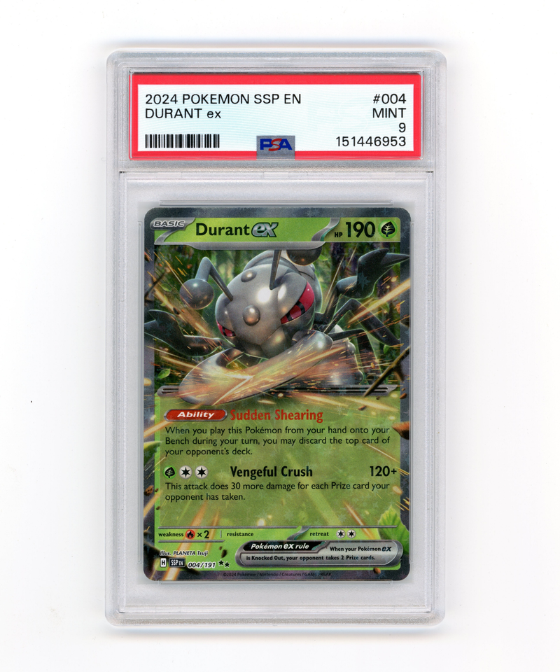 PSA 9 Durant ex 004/191 | Surging Sparks Double Rare Holo