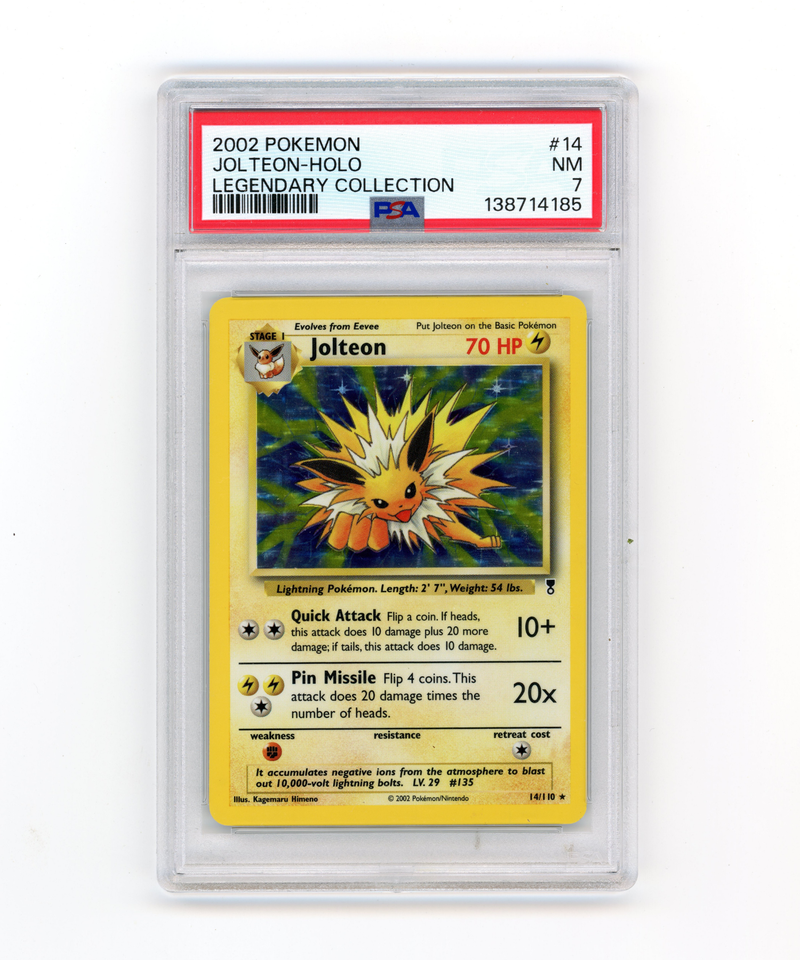 PSA 7 Jolteon Holo 14/110 | Legendary Collection