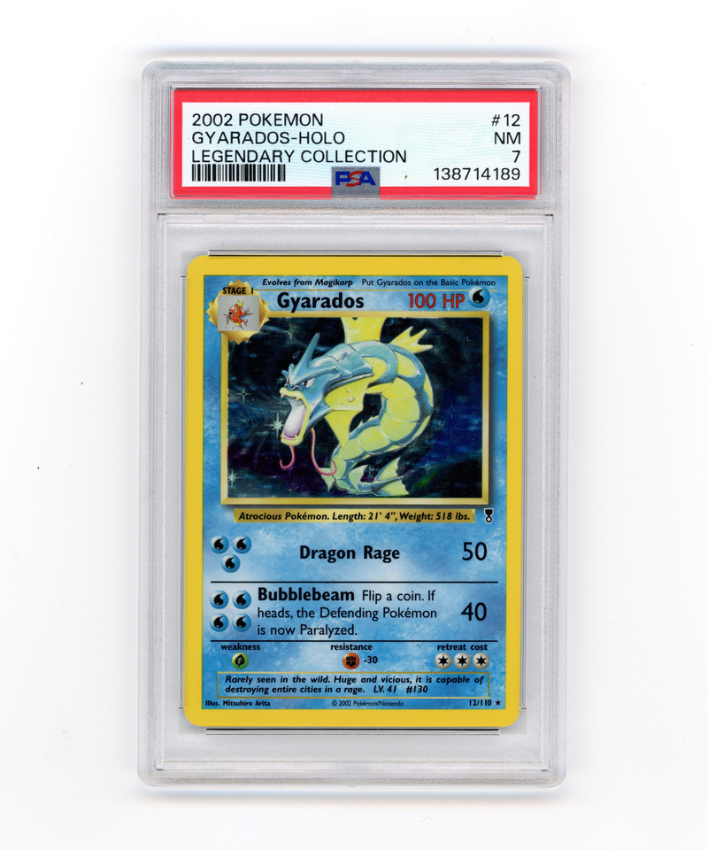 PSA 7 Gyarados Holo 8/110 | Legendary Collection