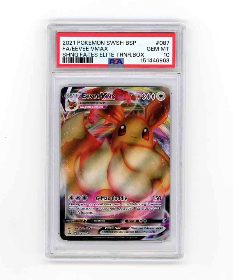 PSA 10 Gem Mint Eevee VMAX SWSH087 Promo | Pokémon Black Star Promo
