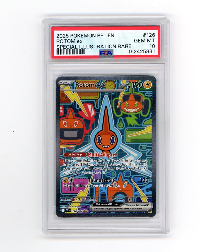 PSA 10 Gem Mint Rotom ex 126/094 Full Art | Phantasmal Flames |