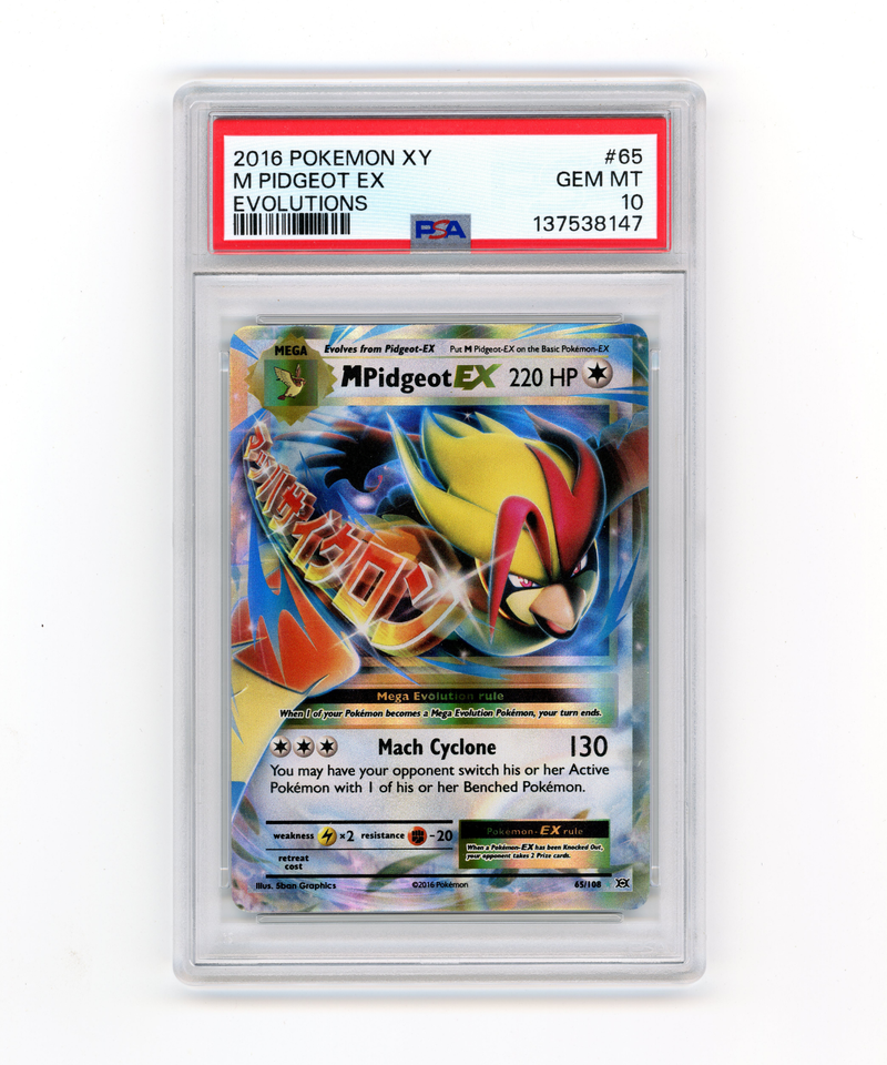 PSA 10 Gem Mint M Pidgeot EX 65/108 | XY Evolutions