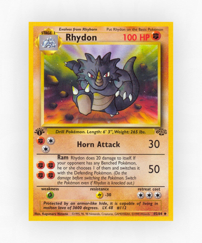 Rhydon - Jungle 45/64 (1st Edition Non-Holo)