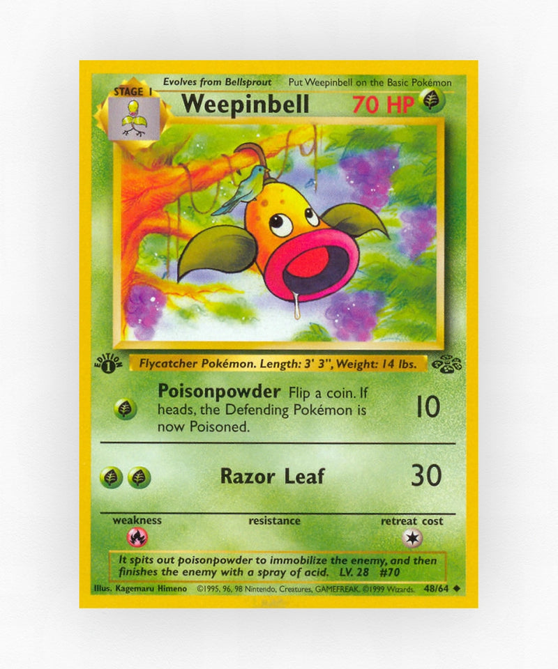 Weepinbell - Jungle 48/64 (Unlimited Non-Holo)