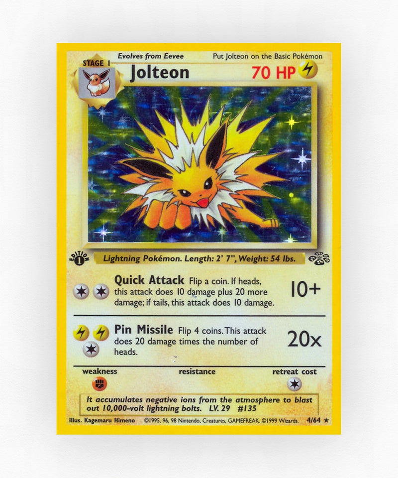 Jolteon - Jungle 4/64 (Unlimited Holo)