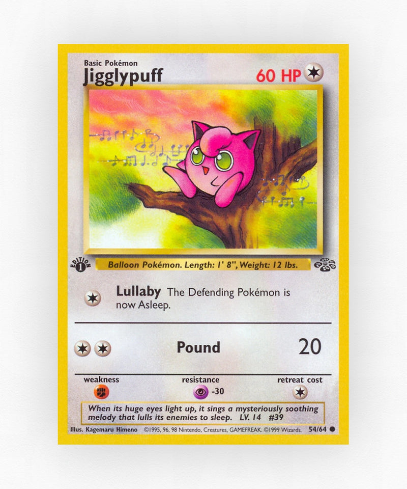 Jigglypuff - Jungle 54/64 (1st Edition Non-Holo)