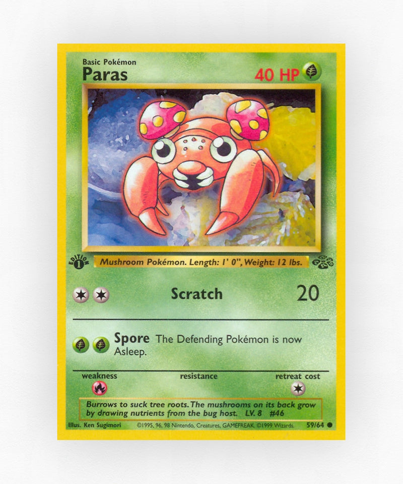 Paras - Jungle 59/64 (1st Edition Non-Holo)