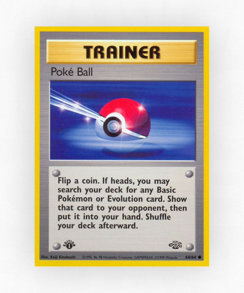 Poké Ball - Jungle 64/64 (1st Edition Non-Holo)