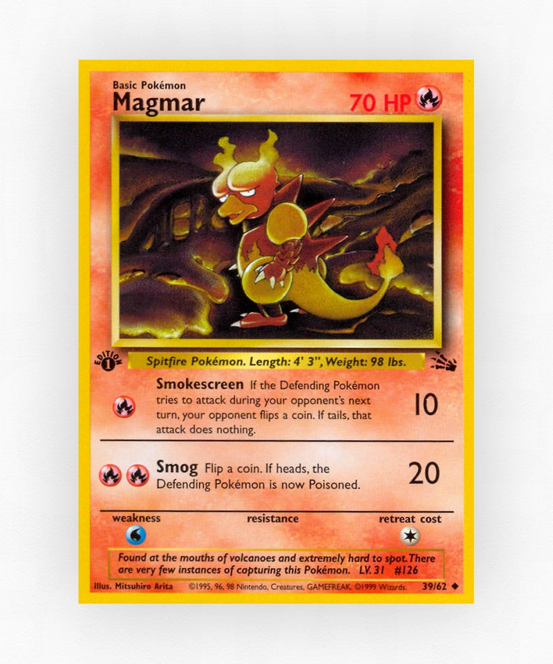 Magmar - Fossil 39/62 (1st Edition Non-Holo)