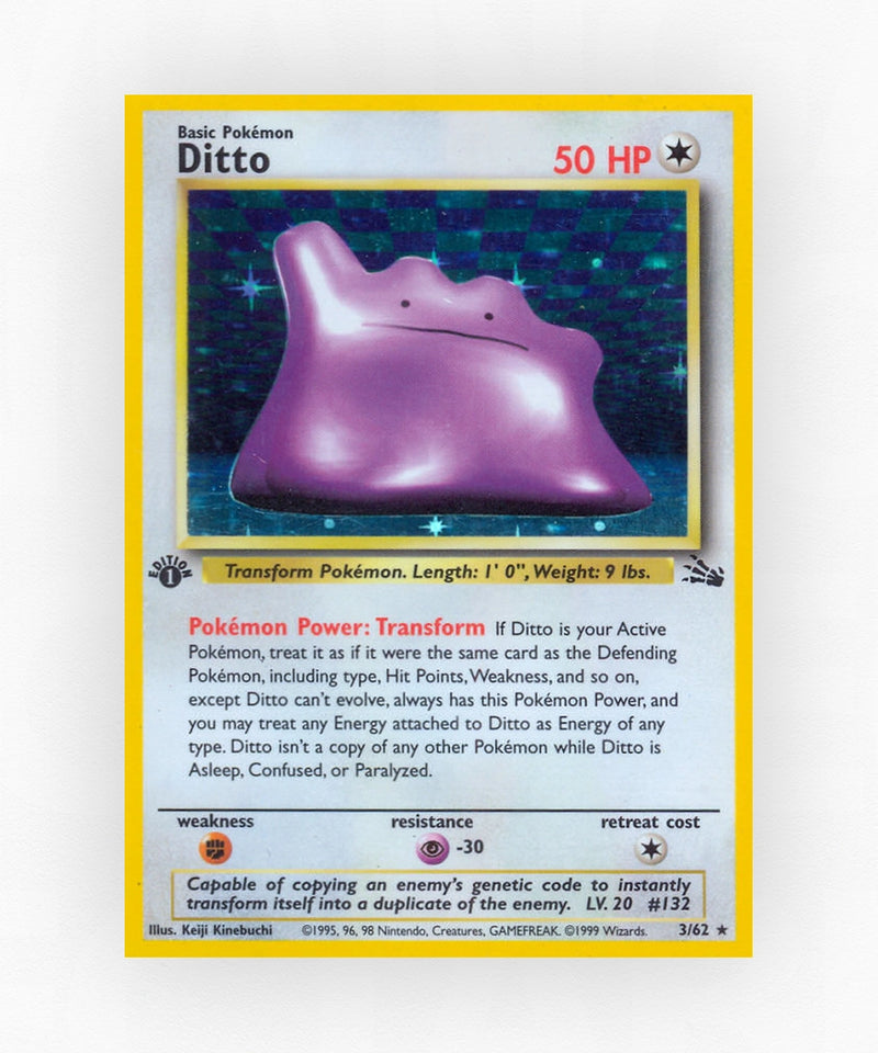 Ditto - Fossil 3/62 (Unlimited Holo)
