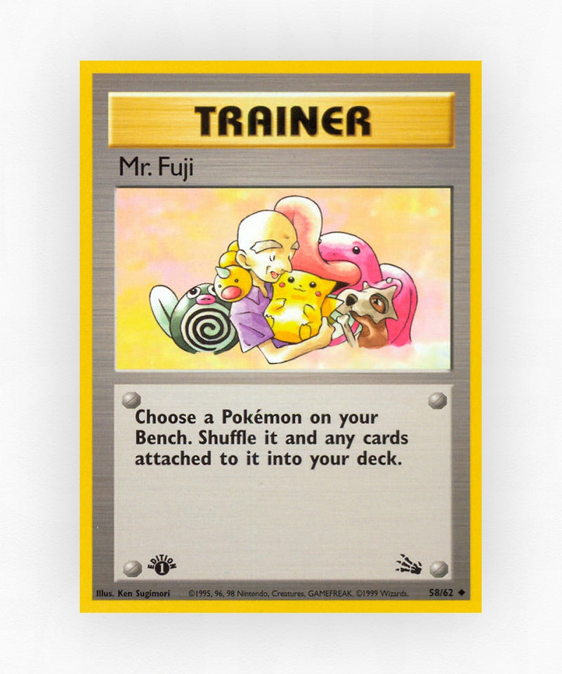 Mr. Fuji - Fossil 58/62 (Unlimited Non-Holo)