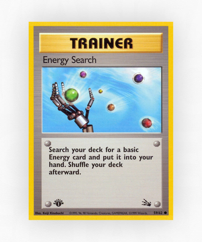 Energy Search - Fossil 59/62 (Unlimited Non-Holo)