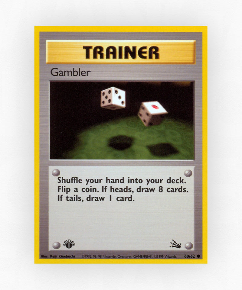 Gambler - Fossil 60/62 (Unlimited Non-Holo)