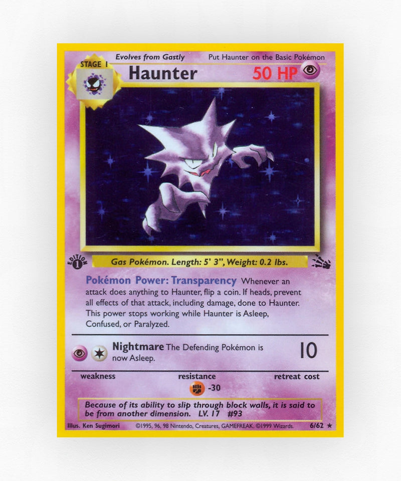 Haunter - Fossil 6/62 (Unlimited Holo)