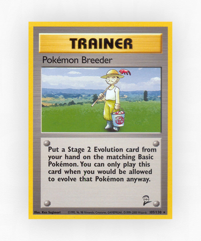 Pokémon Breeder - Base Set 2 105/130 (Non-Holo)