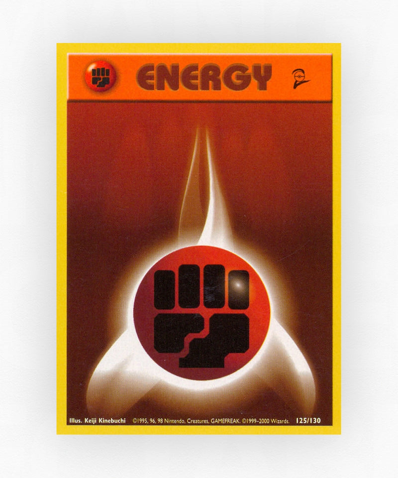 Fighting Energy - Base Set 2 125/130 (Non-Holo)