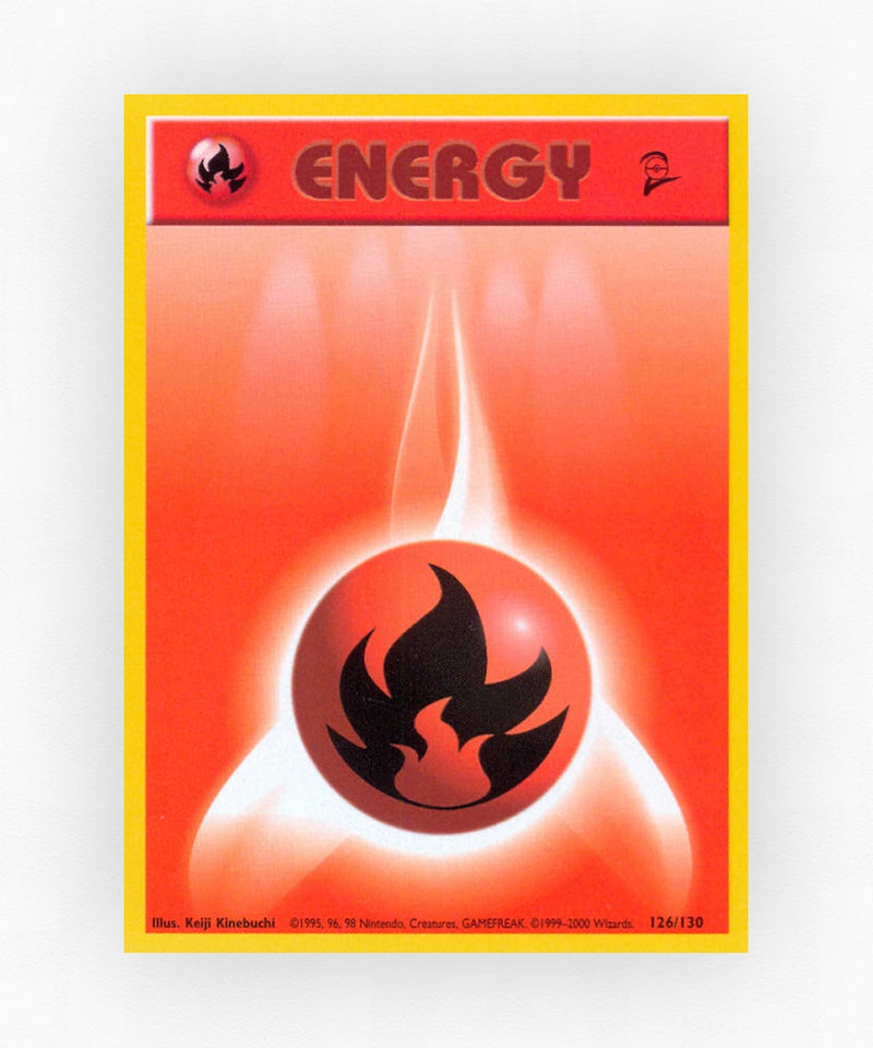 Fire Energy - Base Set 2 126/130 (Non-Holo)