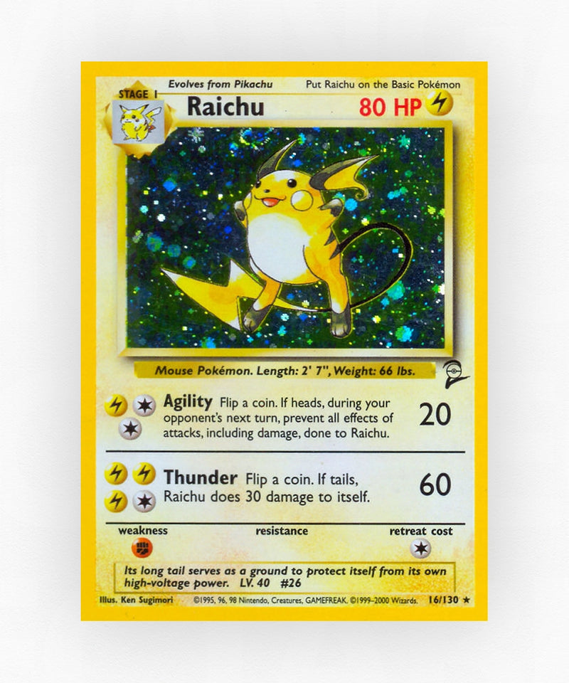 Raichu - Base Set 2 16/130 (Holo)
