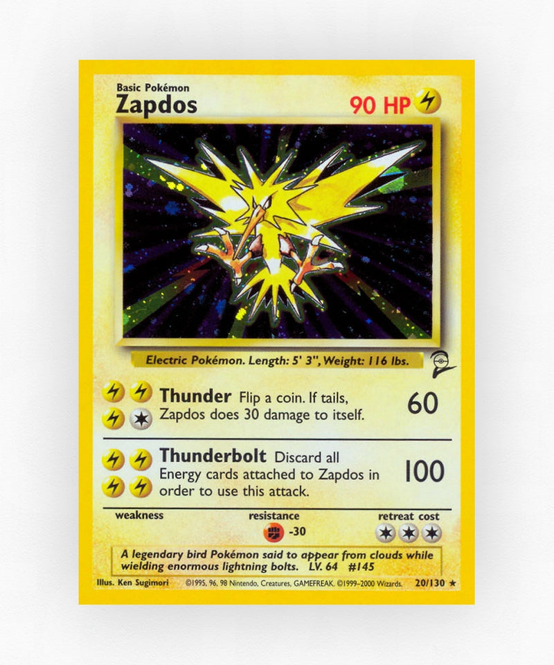 Zapdos - Base Set 2 20/130 (Holo)