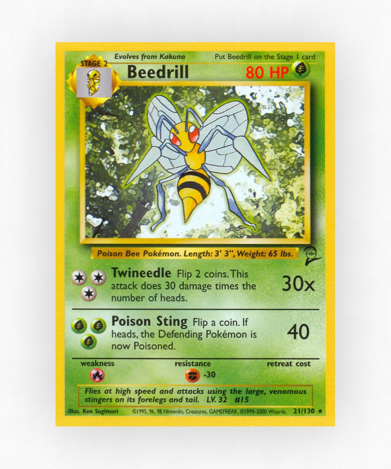 Beedrill - Base Set 2 21/130 (Non-Holo)