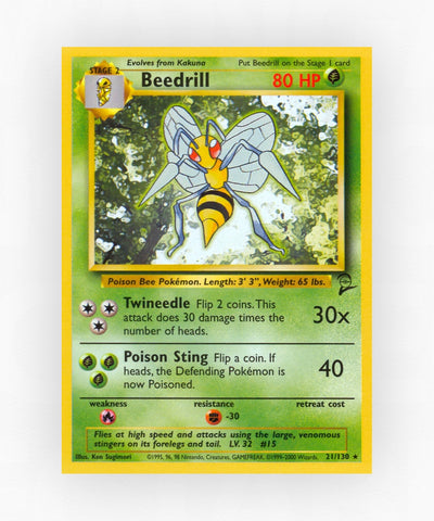 Beedrill - Base Set 2 21/130 (Non-Holo)