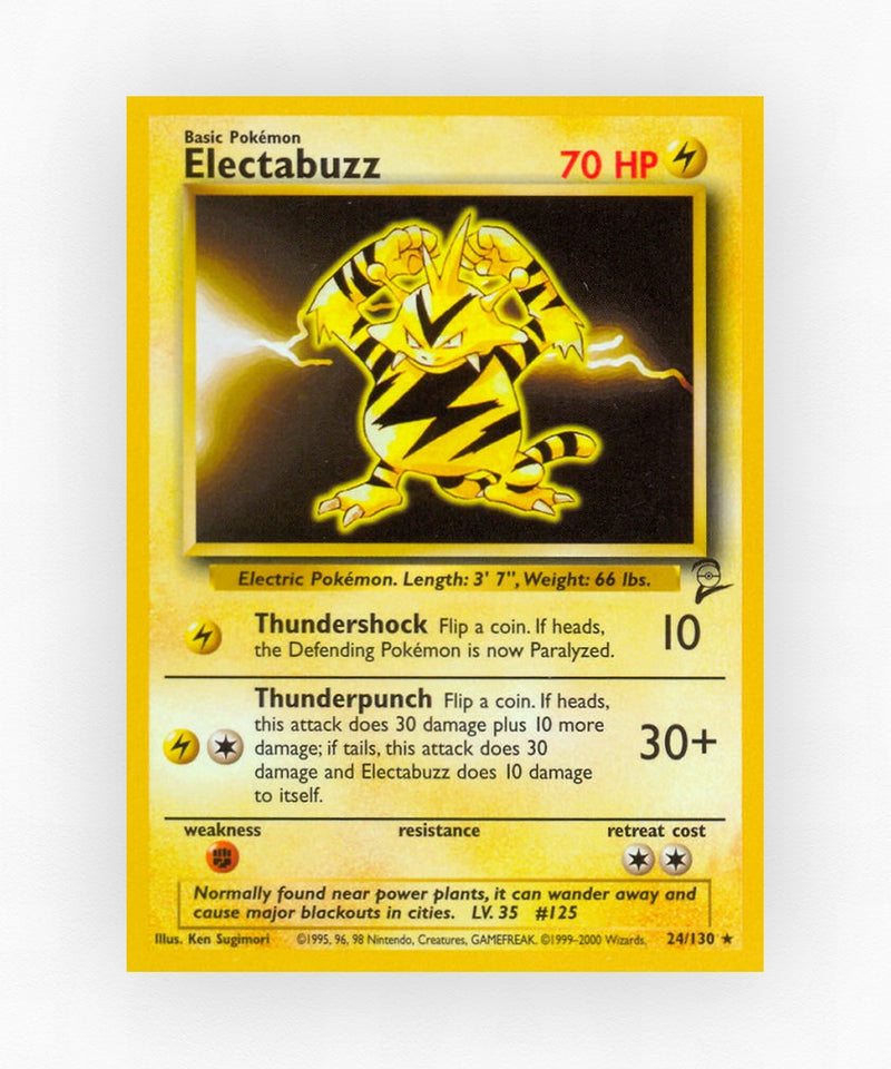 Electabuzz - Base Set 2 24/130 (Non-Holo)