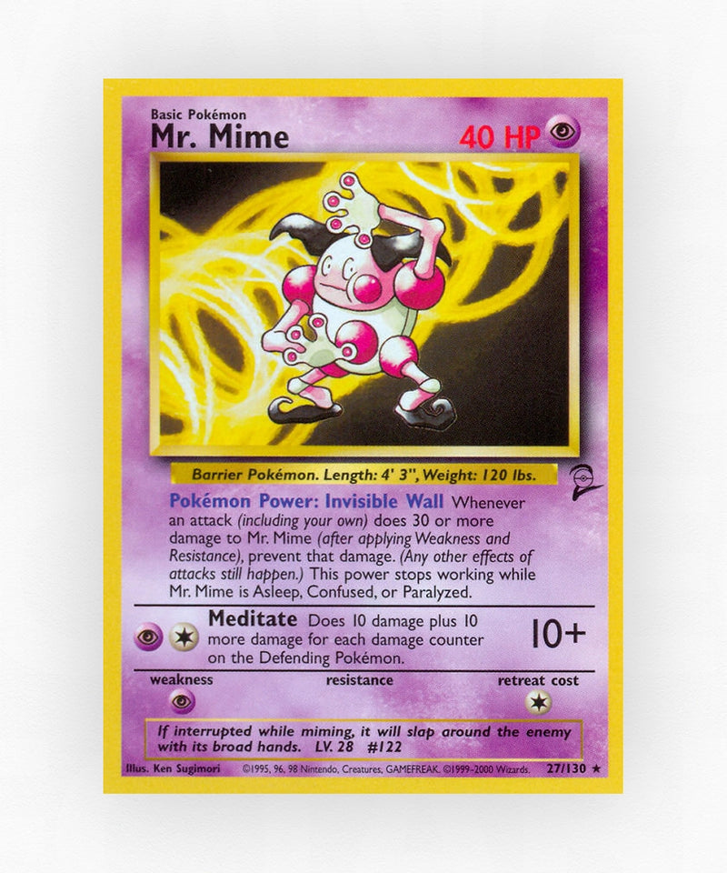 Mr. Mime - Base Set 2 27/130 (Non-Holo)