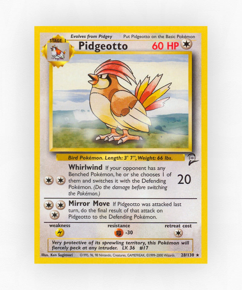 Pidgeotto - Base Set 2 28/130 (Non-Holo)