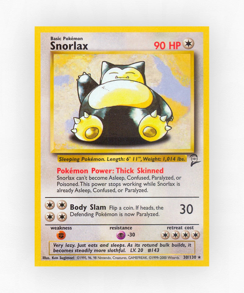 Snorlax - Base Set 2 30/130 (Non-Holo)
