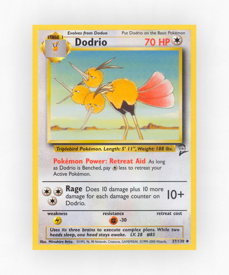 Dodrio - Base Set 2 37/130 (Non-Holo)